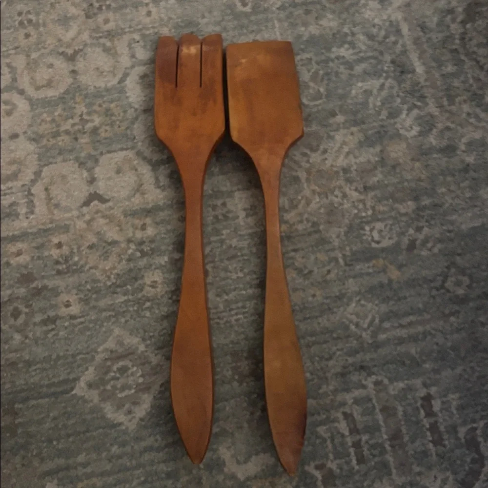 Wooden Serving Utensil Set